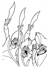 aladdin coloring pages - page 52