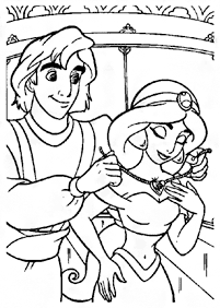 aladdin coloring pages - page 58