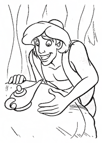 aladdin coloring pages - page 6
