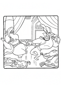 aladdin coloring pages - page 60