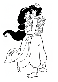 aladdin coloring pages - page 63
