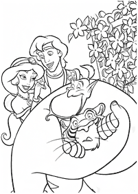 aladdin coloring pages - page 65