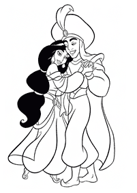 aladdin coloring pages - page 67