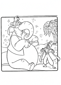 aladdin coloring pages - page 68
