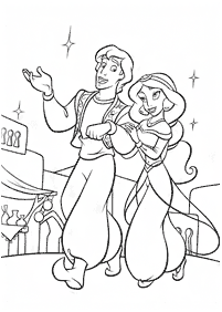 aladdin coloring pages - page 69