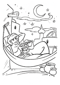aladdin coloring pages - page 7