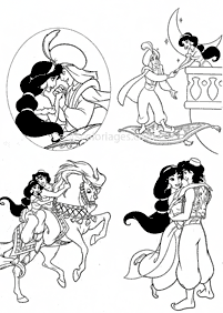 aladdin coloring pages - page 70