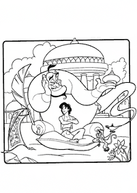 aladdin coloring pages - page 72