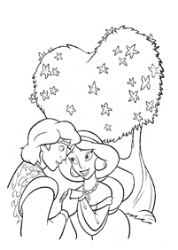 aladdin coloring pages - page 75