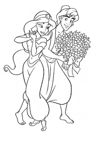 aladdin coloring pages - page 79