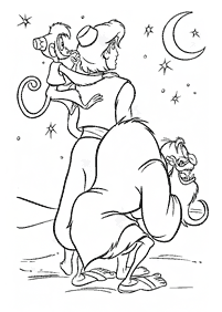 aladdin coloring pages - page 82