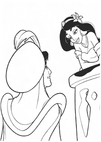 aladdin coloring pages - page 85