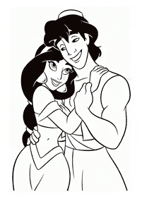 aladdin coloring pages - page 86