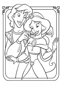 aladdin coloring pages - page 94