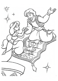 aladdin coloring pages - page 98
