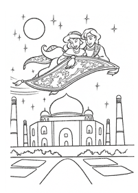 aladdin coloring pages - page 99