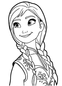 anna coloring pages - page 7