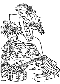 Ariel - the little mermaid coloring pages - Page 29