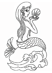 Ariel - the little mermaid coloring pages - page 58