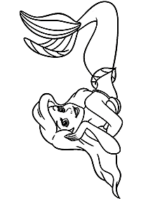 Ariel - the little mermaid coloring pages - page 6