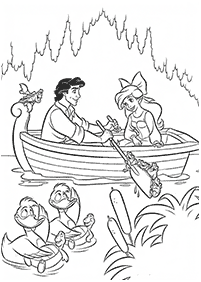 Ariel - the little mermaid coloring pages - page 87