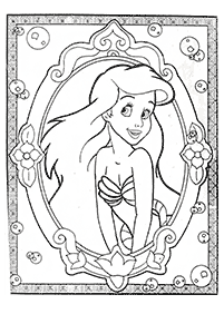 Ariel - the little mermaid coloring pages - page 89