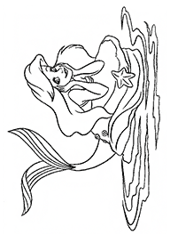 Ariel - the little mermaid coloring pages - page 90