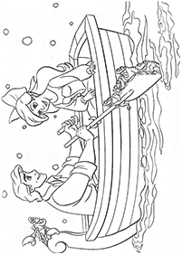 Ariel - the little mermaid coloring pages - page 93