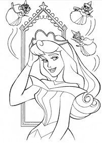 sleeping-beauty (aurora) coloring pages - page 10