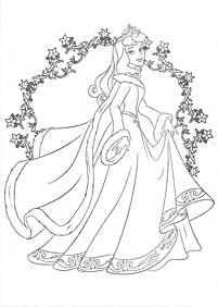 sleeping-beauty (aurora) coloring pages - page 12