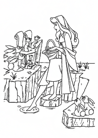 sleeping-beauty (aurora) coloring pages - page 13