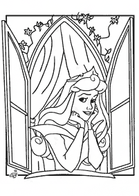 sleeping-beauty (aurora) coloring pages - Page 2