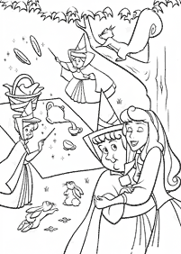 sleeping-beauty (aurora) coloring pages - Page 23