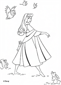 sleeping-beauty (aurora) coloring pages - Page 26