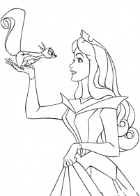 sleeping-beauty (aurora) coloring pages - page 3