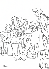 sleeping-beauty (aurora) coloring pages - page 34