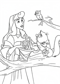 sleeping-beauty (aurora) coloring pages - page 7