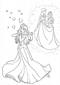 sleeping-beauty (aurora) coloring pages - page 75