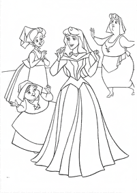 sleeping-beauty (aurora) coloring pages - page 77
