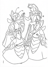 sleeping-beauty (aurora) coloring pages - page 92