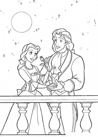 Beauty and the Beast (Belle) coloring pages - Page 26