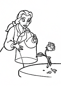 Beauty and the Beast (Belle) coloring pages - Page 28