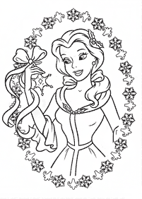 Beauty and the Beast (Belle) coloring pages - page 3