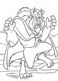Beauty and the Beast (Belle) coloring pages - page 34
