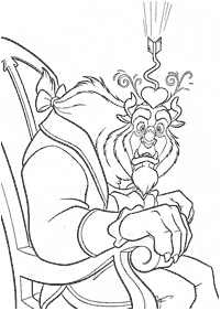 Beauty and the Beast (Belle) coloring pages - page 52