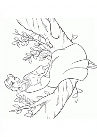 Beauty and the Beast (Belle) coloring pages - page 66