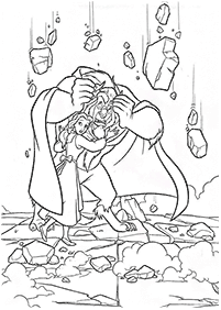 Beauty and the Beast (Belle) coloring pages - page 69