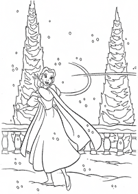 Beauty and the Beast (Belle) coloring pages - page 9