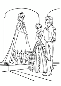 elsa and anna coloring pages - page 19