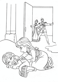 elsa and anna coloring pages - Page 27